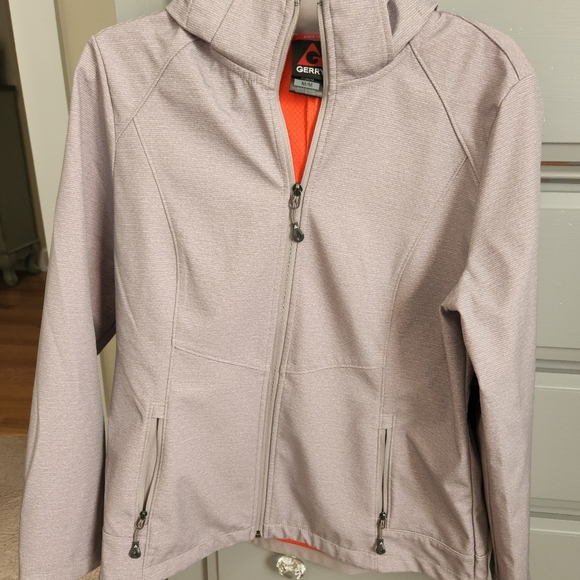 Woman's fall Jacket with hood, size medium - Picture 1 of 2